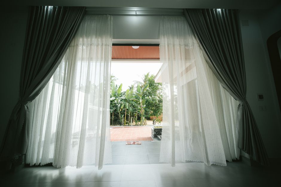 Glass french doors patio installation